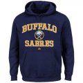 Wholesale Cheap Buffalo Sabres Majestic Heart & Soul Hoodie Navy Blue