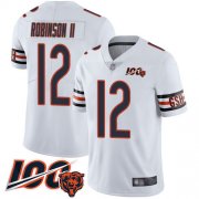 Wholesale Cheap Nike Bears #12 Allen Robinson II White Men's Stitched NFL 100th Season Vapor Limited Jersey