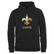 Wholesale Cheap Men's New Orleans Saints Pro Line Black Gold Collection Pullover Hoodie