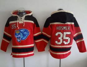 Wholesale Cheap Royals #35 Eric Hosmer Red Sawyer Hooded Sweatshirt MLB Hoodie