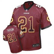 Wholesale Cheap Nike Redskins #21 Sean Taylor Burgundy Red Team Color Men's Stitched NFL Elite Drift Fashion Jersey