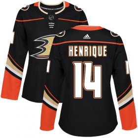 Wholesale Cheap Adidas Ducks #14 Adam Henrique Black Home Authentic Women\'s Stitched NHL Jersey