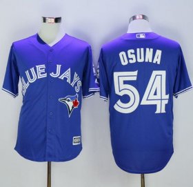 Wholesale Cheap Blue Jays #54 Roberto Osuna Blue New Cool Base 40th Anniversary Stitched MLB Jersey