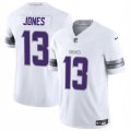 Cheap Men's Minnesota Vikings #13 Daniel Jones White 2024 F.U.S.E. Winter Warrior Limited Stitched Jersey