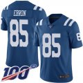 Wholesale Cheap Nike Colts #85 Eric Ebron Royal Blue Men's Stitched NFL Limited Rush 100th Season Jersey