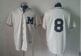 Wholesale Cheap Brewers #8 Ryan Braun Cream 1913 Turn Back The Clock Stitched MLB Jersey