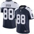 Wholesale Cheap Nike Cowboys #88 Michael Irvin Navy Blue Thanksgiving Men's Stitched NFL Vapor Untouchable Limited Throwback Jersey