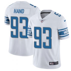 Wholesale Cheap Nike Lions #93 Da\'Shawn Hand White Men\'s Stitched NFL Vapor Untouchable Limited Jersey