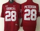 Wholesale Cheap Men's Oklahoma Sooners #28 Adrian Peterson Red College Football Nike Jersey