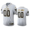 Wholesale Cheap Tampa Bay Buccaneers Custom Men's Nike White Golden Edition Vapor Limited NFL 100 Jersey