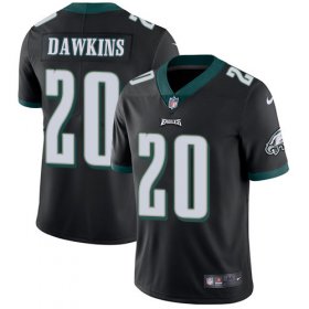 Wholesale Cheap Nike Eagles #20 Brian Dawkins Black Alternate Men\'s Stitched NFL Vapor Untouchable Limited Jersey