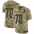 Wholesale Cheap Nike Titans #70 Ty Sambrailo Camo Youth Stitched NFL Limited 2018 Salute To Service Jersey