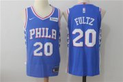 Wholesale Cheap Men's Philadelphia 76ers #20 Markelle Fultz New Royal Blue 2017-2018 Nike Swingman Stitched NBA Jersey