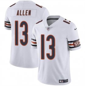 Cheap Men\'s Chicago Bears #13 Keenan Allen White Vapor Football Stitched Jersey