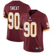 Wholesale Cheap Nike Redskins #90 Montez Sweat Burgundy Red Team Color Men's Stitched NFL Vapor Untouchable Limited Jersey