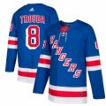 Wholesale Cheap Men Adidas New York Rangers #8 Jacob Trouba Blue Home Stitched NHL Jersey