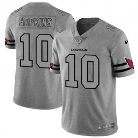 Wholesale Cheap Arizona Cardinals #10 DeAndre Hopkins Men\'s Nike Gray Gridiron II Vapor Untouchable Limited NFL Jersey