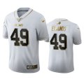 Wholesale Cheap Buffalo Bills #49 Tremaine Edmunds Men's Nike White Golden Edition Vapor Limited NFL 100 Jersey