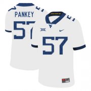 Wholesale Cheap West Virginia Mountaineers 57 Adam Pankey White College Football Jersey