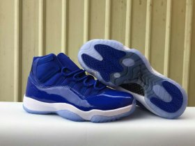 Wholesale Cheap Womens Air Jordan 11 True Blue Blue/White