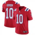 Wholesale Cheap Nike Patriots #10 Josh Gordon Red Alternate Men's Stitched NFL Vapor Untouchable Limited Jersey