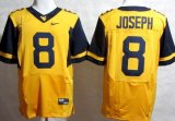 Wholesale Cheap West Virginia Mountaineers #8 Karl Joseph 2013 Yellow Elite Jersey