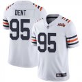 Wholesale Cheap Nike Bears #95 Richard Dent White Alternate Men's Stitched NFL Vapor Untouchable Limited 100th Season Jersey