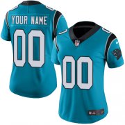 Wholesale Cheap Nike Carolina Panthers Customized Blue Alternate Stitched Vapor Untouchable Limited Women's NFL Jersey