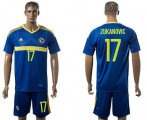 Wholesale Cheap Bosnia Herzegovina #17 Zukanovic Home Soccer Country Jersey