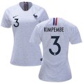 Wholesale Cheap Women's France #3 Kimpembe Away Soccer Country Jersey