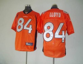 Wholesale Cheap Broncos #84 Brandon Lloyd Orange Stitched NFL Jersey