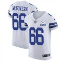 Wholesale Cheap Nike Cowboys #66 Connor McGovern White Men's Stitched With Established In 1960 Patch NFL New Elite Jersey