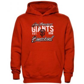 Wholesale Cheap San Francisco Giants Script MLB Pullover Orange MLB Hoodie