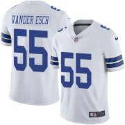 Wholesale Cheap Nike Cowboys #55 Leighton Vander Esch White Men's Stitched NFL Vapor Untouchable Limited Jersey