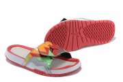 Wholesale Cheap Women's Jordan Hydro 7 Shoes Orange/green-red-white