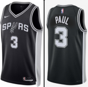 Cheap Men' San Antonio Spurs #3 Chris Paul Black Association Edition Stitched Jersey