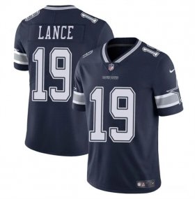 Cheap Men\'s Dallas Cowboys #19 Trey Lance Navy Vapor Untouchable Limited Football Stitched Jersey