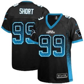 Wholesale Cheap Nike Panthers #99 Kawann Short Black Team Color Women\'s Stitched NFL Elite Drift Fashion Jersey