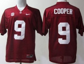 Wholesale Cheap Alabama Crimson Tide #9 Amari Cooper Red Jersey