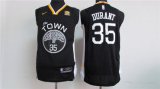 Wholesale Cheap Men's Golden State Warriors #35 Kevin Durant Black 2017-2018 Nike Swingman Rakuten Stitched NBA Jersey