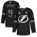 Wholesale Cheap Adidas Lightning #9 Tyler Johnson Black Authentic Classic 2020 Stanley Cup Final Stitched NHL Jersey