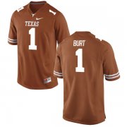 Wholesale Cheap Men's Texas Longhorns 1 John Burt Orange Nike College Jersey