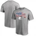 Wholesale Cheap Men's Cleveland Browns Pro Line by Fanatics Branded Heathered Gray Banner Wave T-Shirt