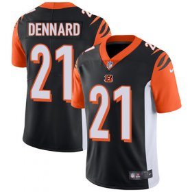 Wholesale Cheap Nike Bengals #21 Darqueze Dennard Black Team Color Men\'s Stitched NFL Vapor Untouchable Limited Jersey