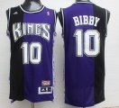 Wholesale Cheap Men's Sacramento Kings #10 Mike Bibby PurpleBlack Hardwood Classics Soul Swingman Throwback Jersey