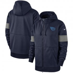 Wholesale Cheap Tennessee Titans Nike Sideline Performance Full-Zip Hoodie Navy