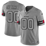 Wholesale Cheap Tampa Bay Buccaneers Custom Men's Nike Gray Gridiron II Vapor Untouchable Limited NFL Jersey