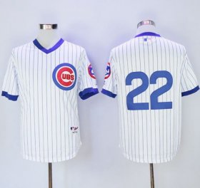 Wholesale Cheap Cubs #22 Jason Heyward White 1988 Turn Back The Clock Stitched MLB Jersey