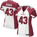 Wholesale Cheap Nike Cardinals #43 Haason Reddick White Women's Stitched NFL Elite Jersey