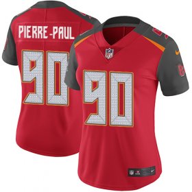 Wholesale Cheap Nike Buccaneers #90 Jason Pierre-Paul Red Team Color Women\'s Stitched NFL Vapor Untouchable Limited Jersey